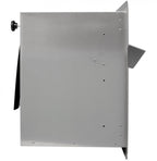 Stainless Steel Through Wall Book Depository Drop Side View