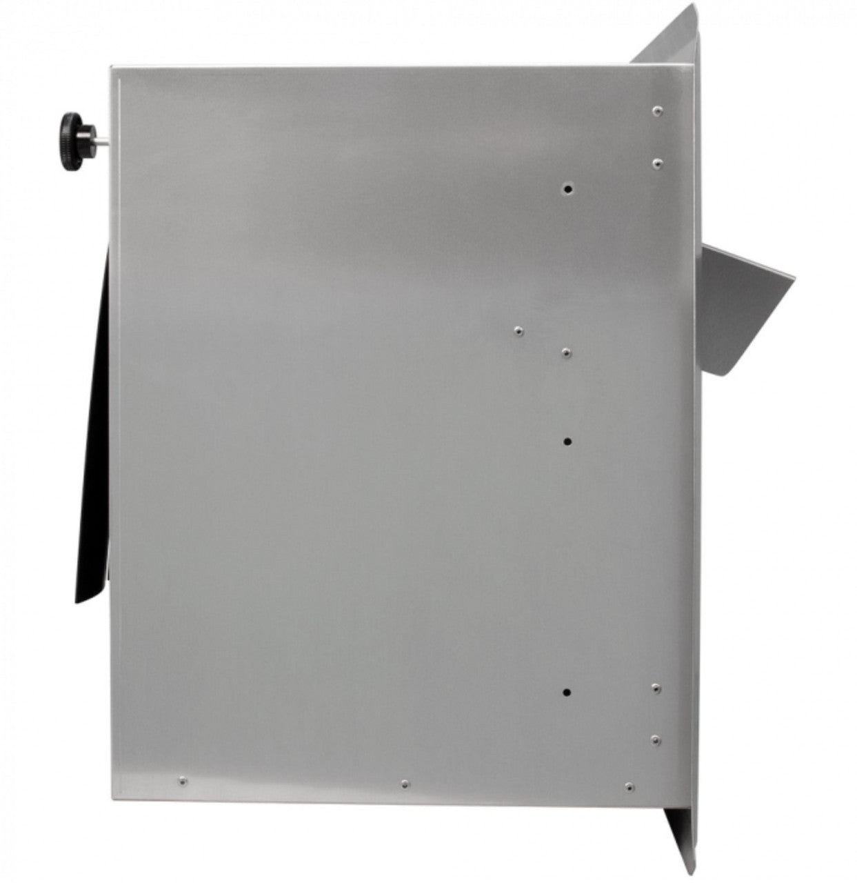 Stainless Steel Through Wall Book Depository Drop Side View