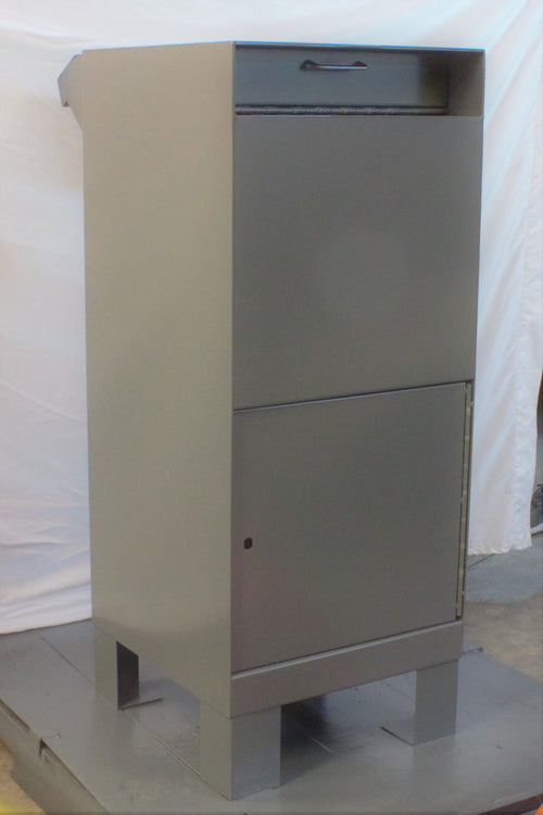Dual Drop Free Standing Payment Dropbox Drive up and Walk up Back Side