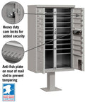 16 Unit Cluster CBU Locking Mailboxes