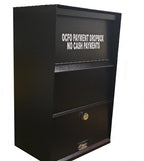 Extra large wall dropbox Shown with optional vinyl lettering