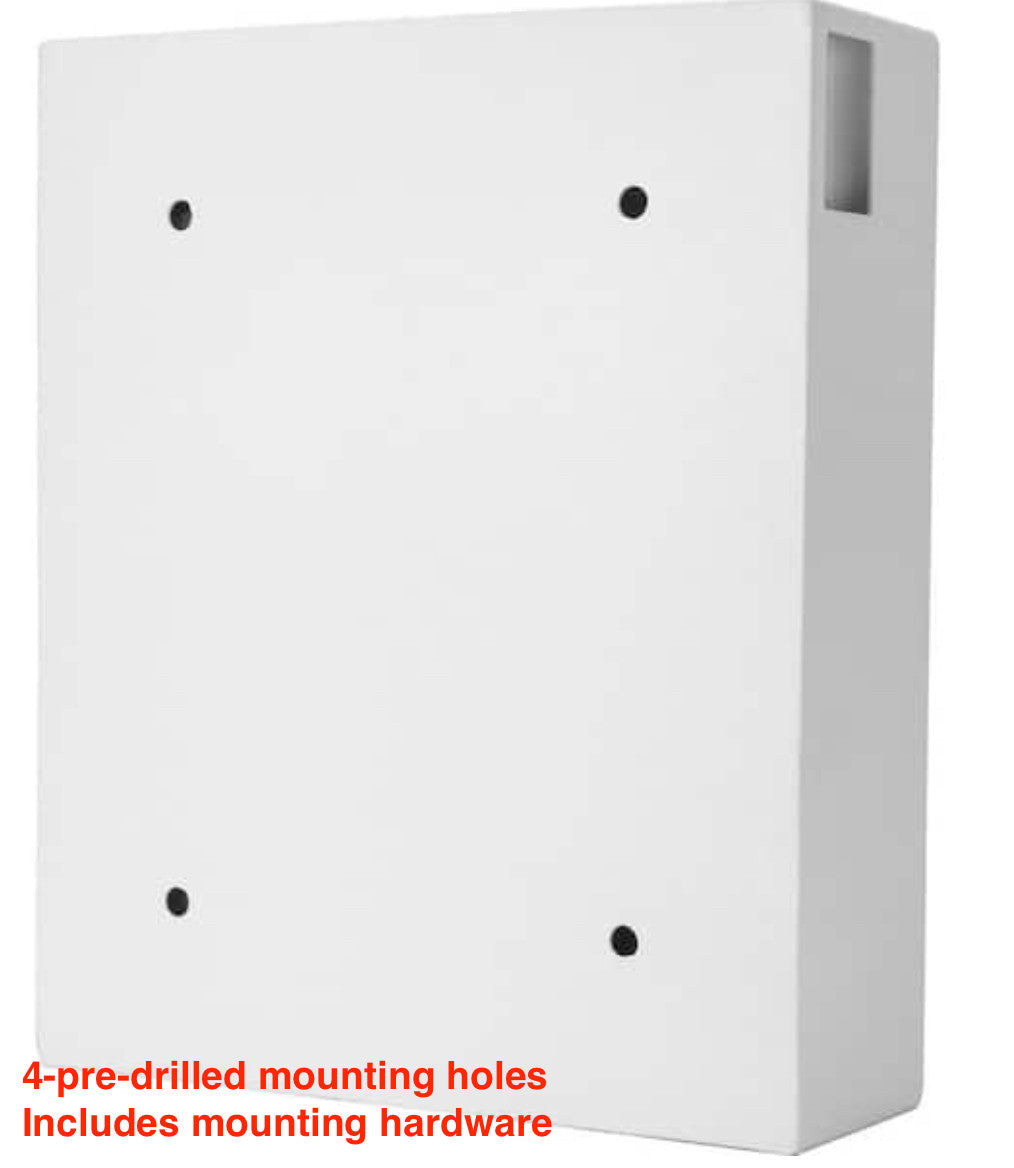 rear view key cabinet with electronic keypad