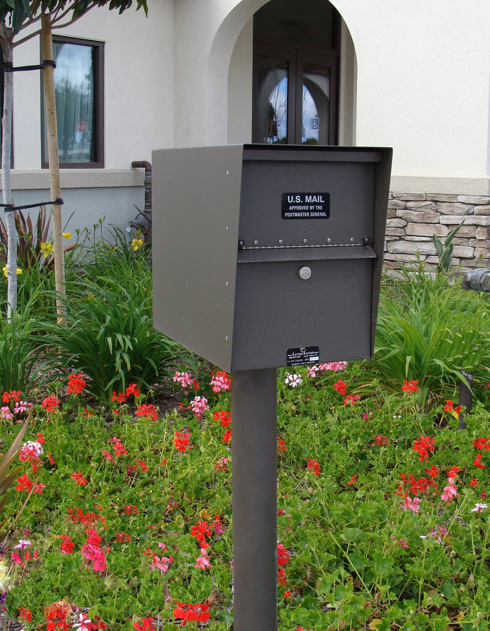 Letter Locking Steel Mailbox