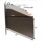 mail slot with side dimensions