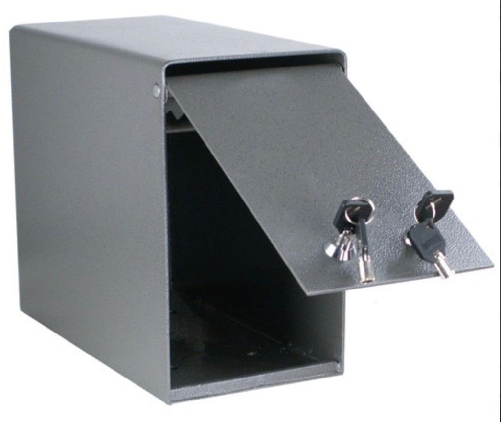 Locking Cash Box with Two Locks