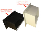 Mail drop slot two size options rear view