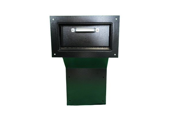 Front View Through the Wall Deposit Drop Box with Hopper Drop Door PVND241212