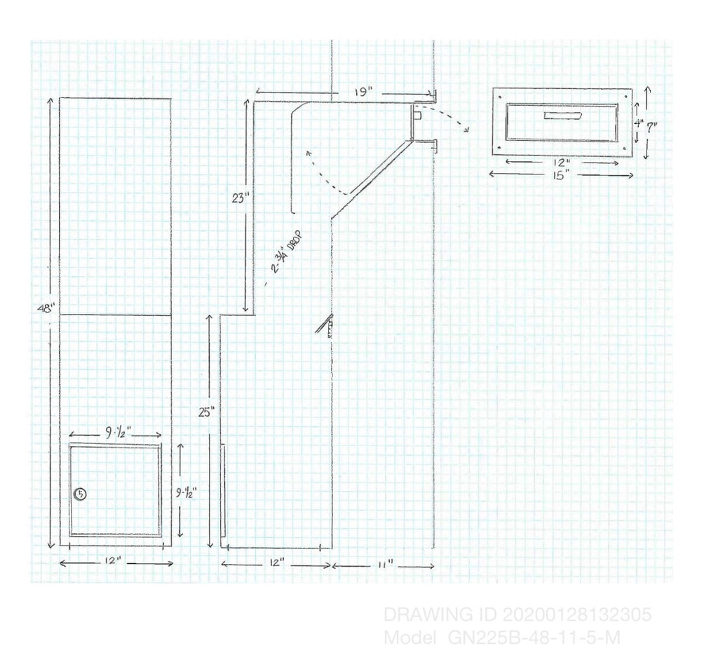 Line Drawing for 20200128132305  for 11 inch wall 