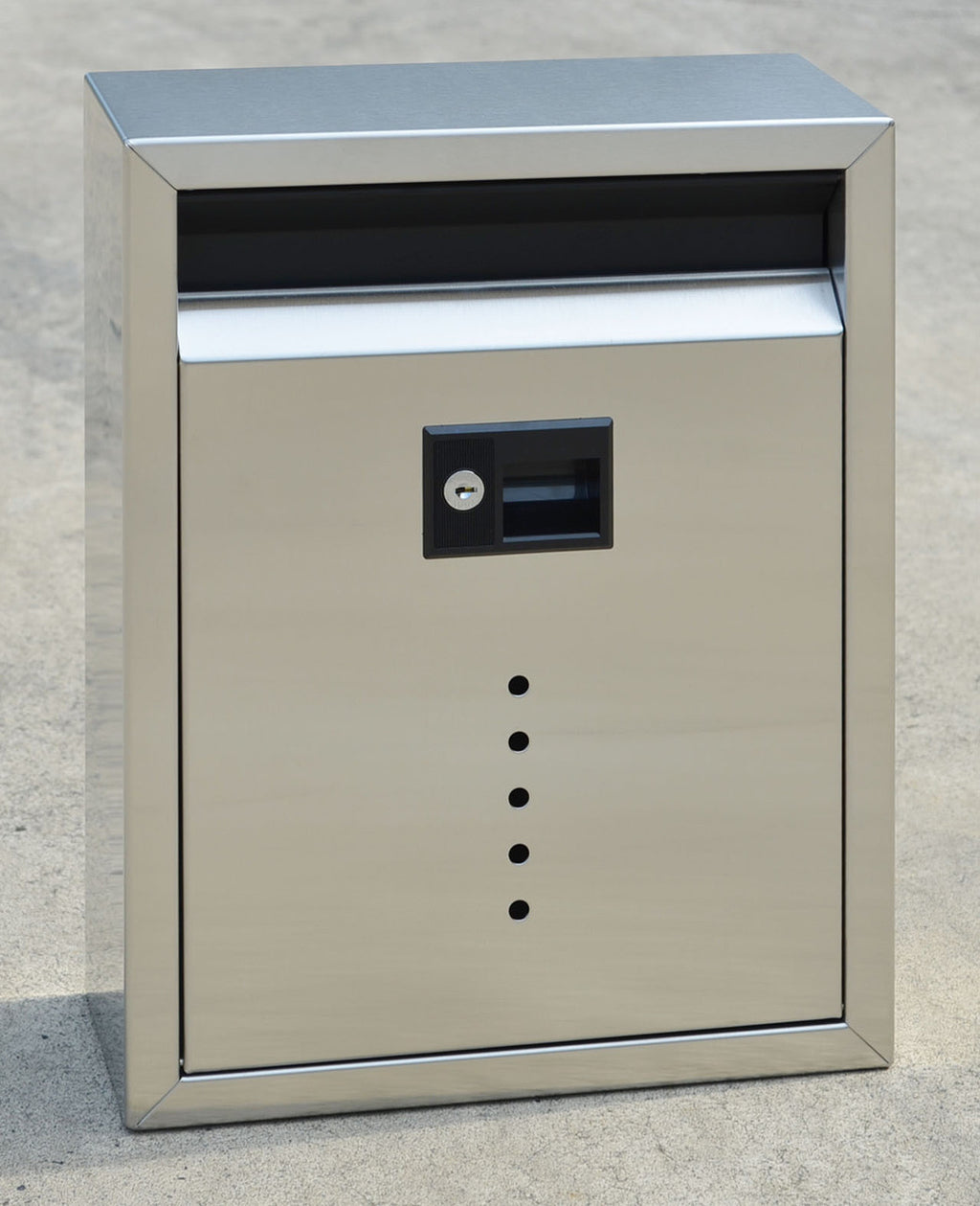 Large Stainless Steel Wall Drop Box