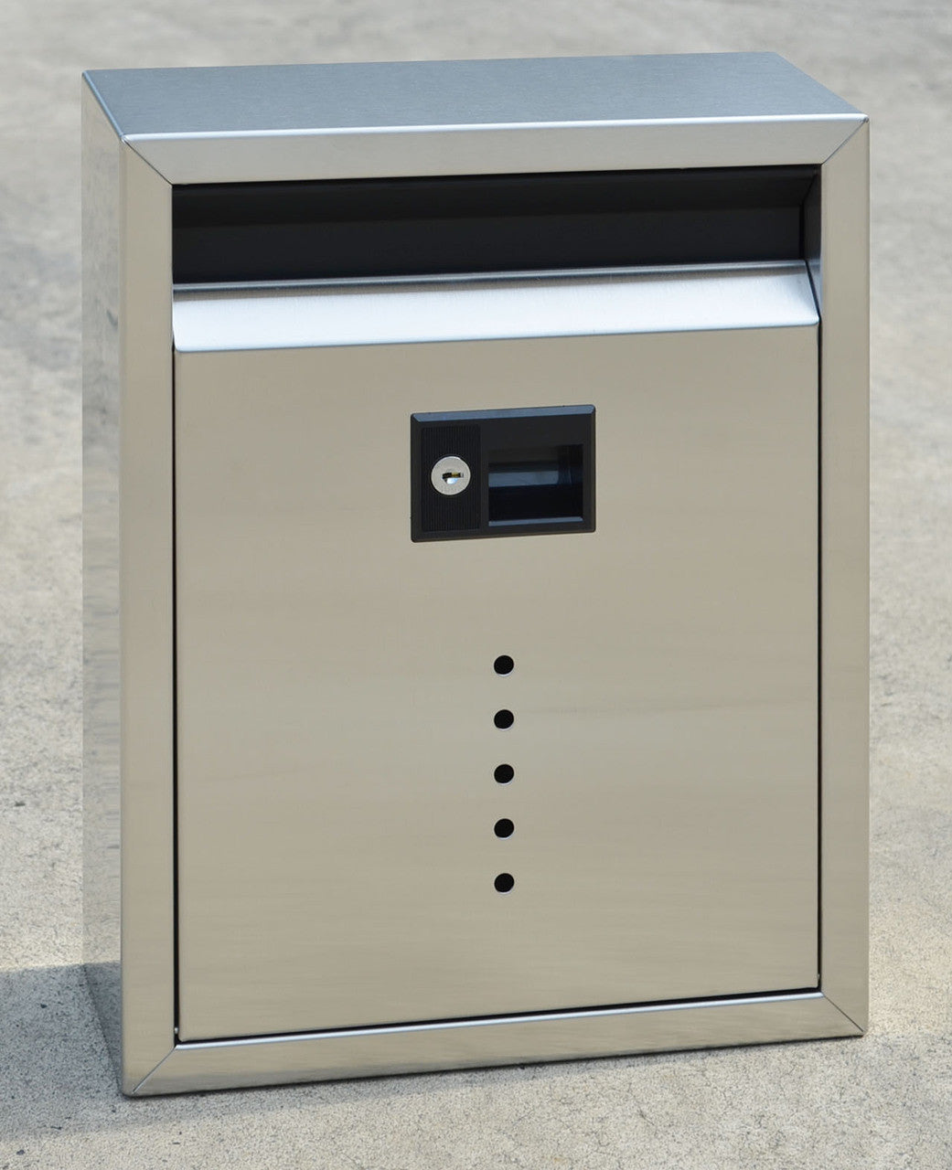 Large Stainless Steel Wall Drop Box