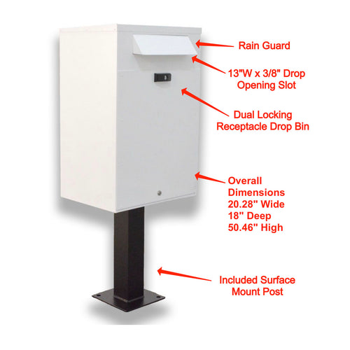 Free Standing Extra Large Payment Dropbox