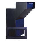 Side view of Through the Wall Drop Box with Hopper Style Door PVNDPRO903