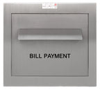 Through the Wall Stainless Steel Payment Drop Box front view