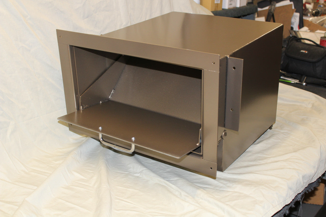 Drop Door open Through Wall Parcel Drop Slot 