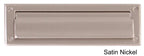 Large Magazine Door Mail Slot Satin Nickel