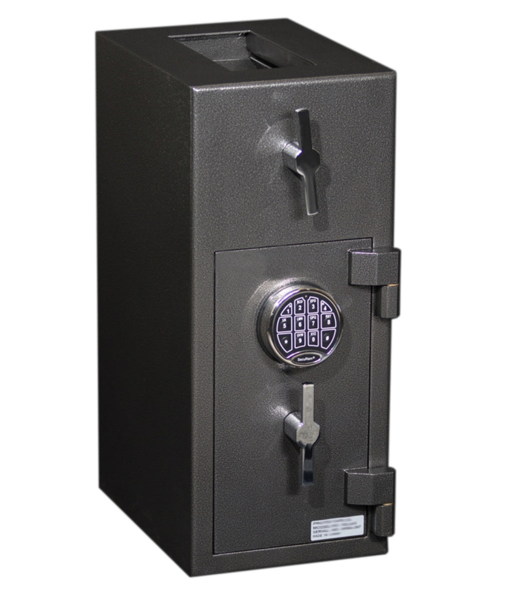 Large Rotary Hopper Bank Bag Depository Drop Safe (PSRD2410) locked