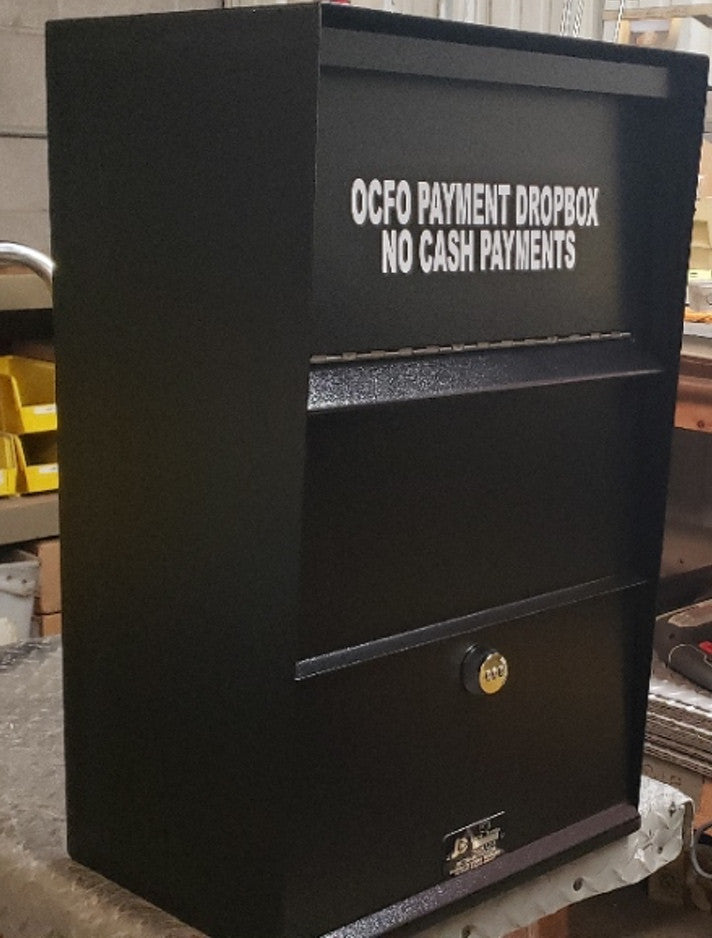 Large Wall Mounted Mailbox shown with lettering