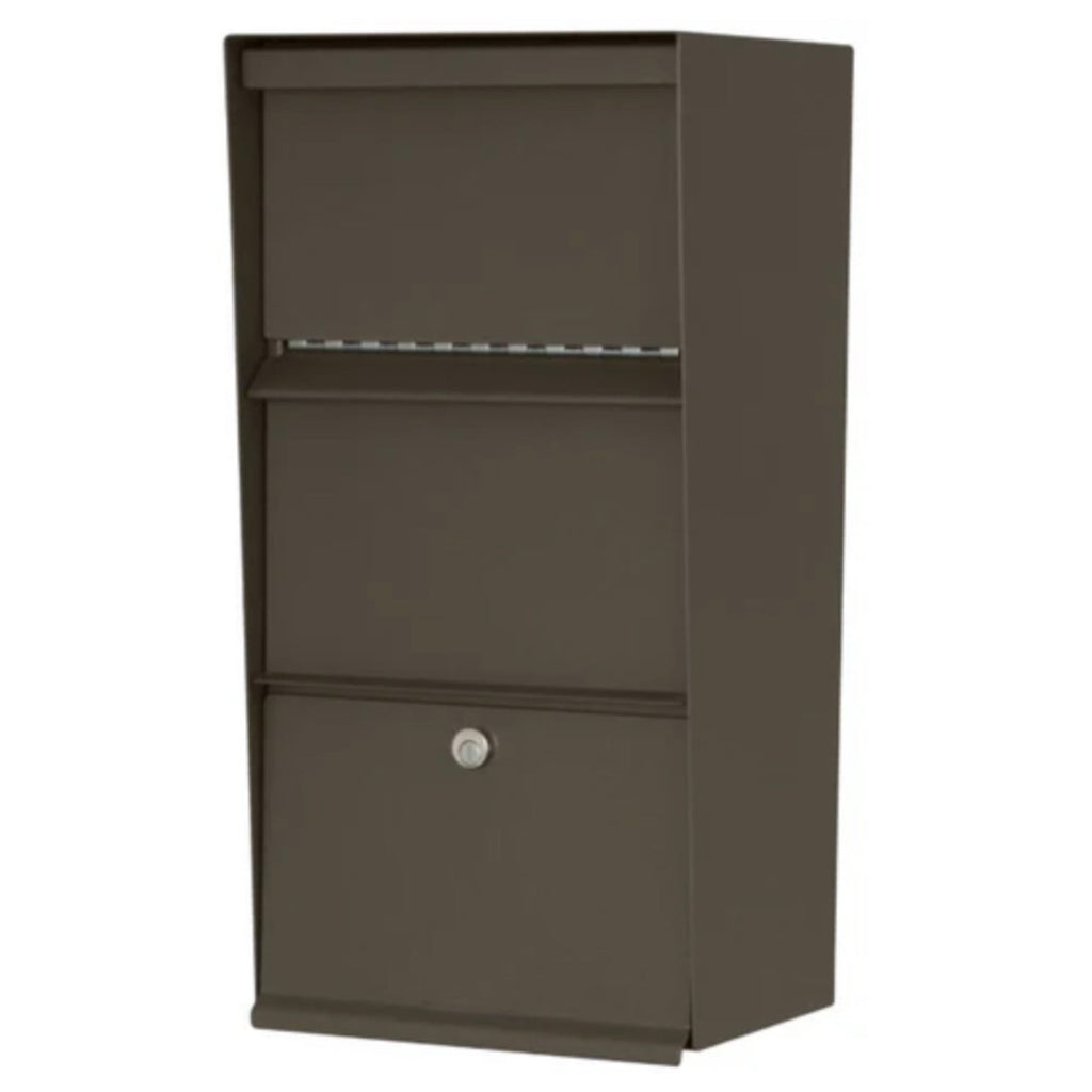 Large Wall Mounted Dropbox Mailbox Mineral Bronze