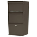 Large Wall Mounted Dropbox Mailbox Mineral Bronze