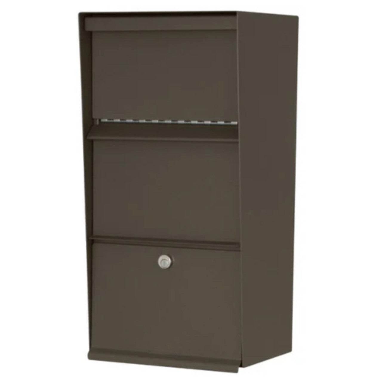 Large Wall Mounted Dropbox Mailbox Mineral Bronze
