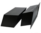 Large Through Wall Mail Drop Slot with optional chute extension