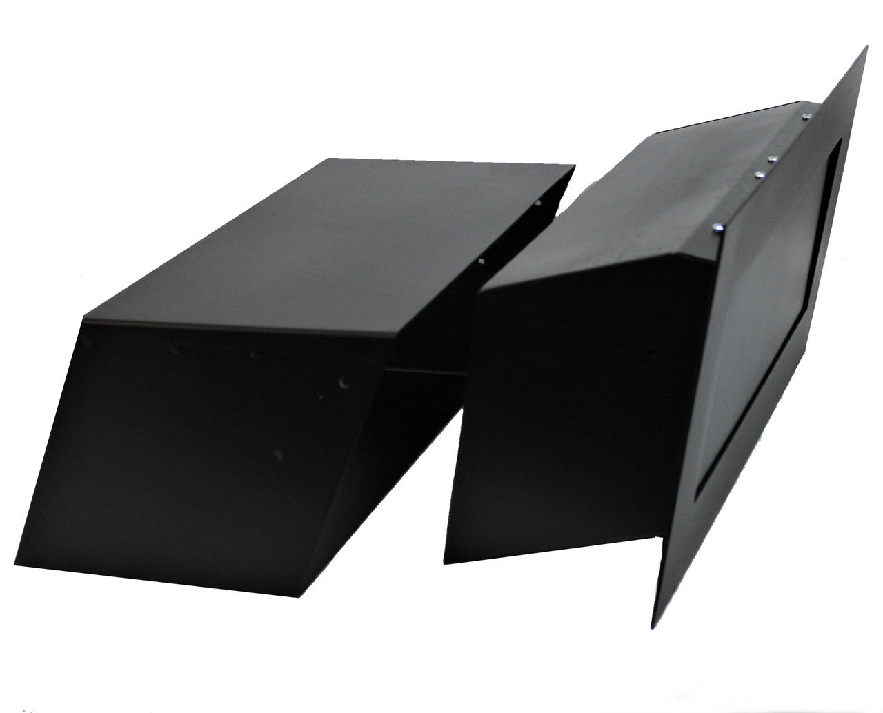 Large Through Wall Mail Drop Slot with optional chute extension
