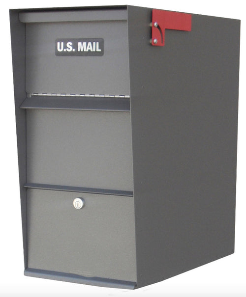 Locking Mailbox with Hopper Door