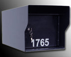 Rural Locking Mailbox Heavy Duty 1/8 Inch Steel  in black
