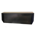 Mail slot through wall with rain guard