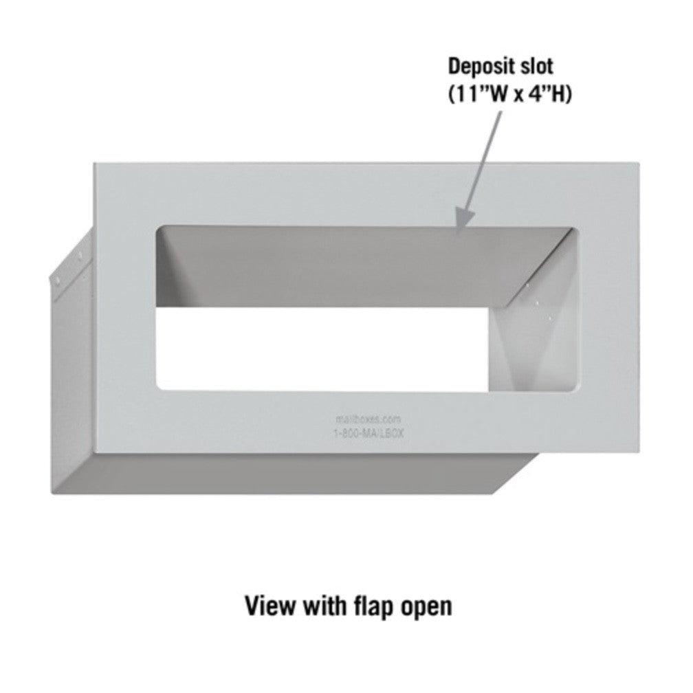Wall Mail Drop Slot S2255 slot door open