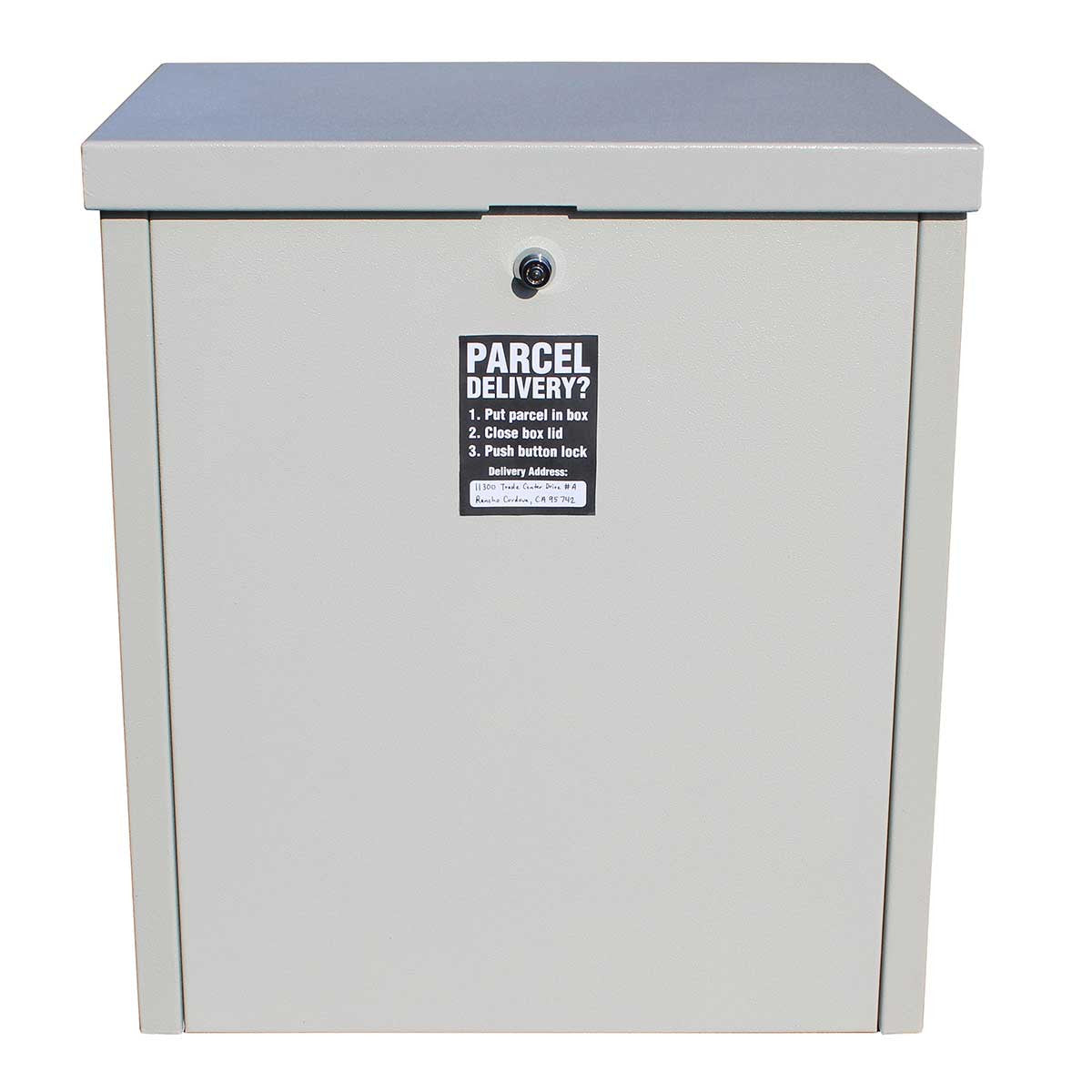 Parcel Receptacle for Home or Office Secure Deliveries