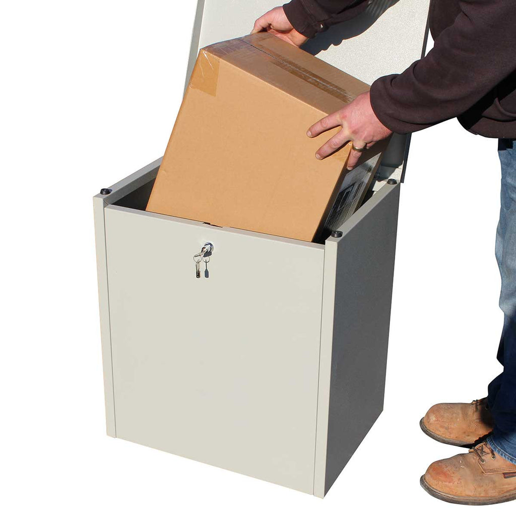 Parcel Receptacle for Home or Office Secure Deliveries