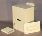 Locking Through The Wall Drop Box  in almond