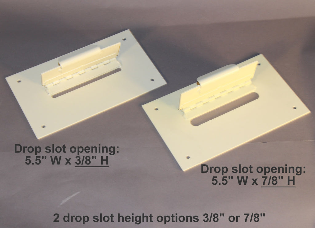 Locking Through The Wall Drop Box  cover plate size options