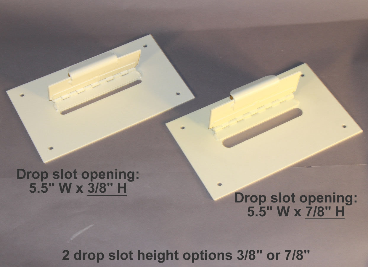 Locking Through The Wall Drop Box  cover plate size options