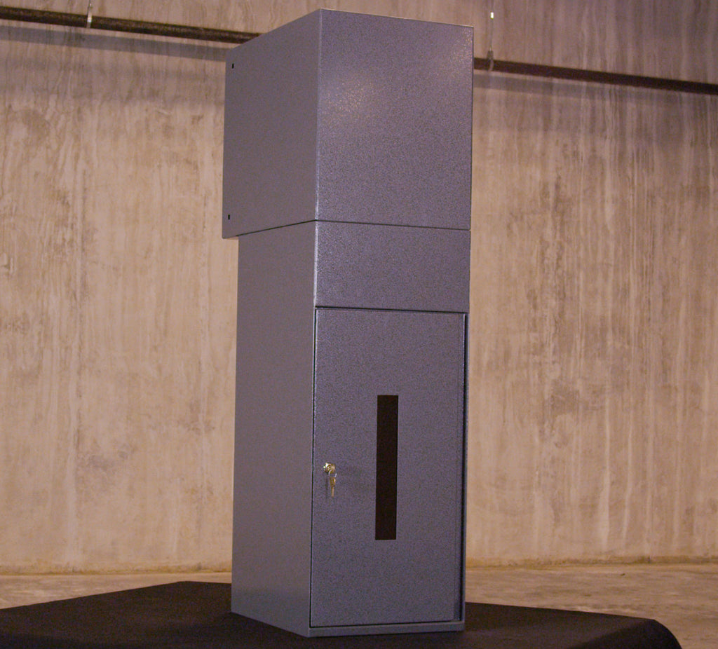 Back side Through the Wall Package Drop Box