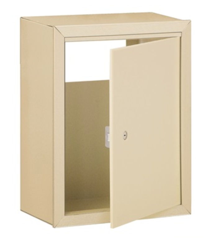 RECEPTACLE FOR WALL MAIL DROP SLOT S2256