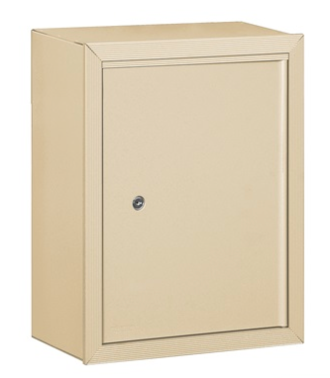 RECEPTACLE FOR WALL MAIL DROP SLOT S2256 door closed