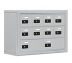 10 Door Cell Phone Locker with Combination Locks