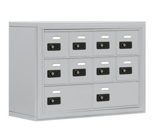 10 Door Cell Phone Locker with Combination Locks