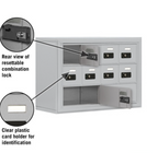 10 Door Cell Phone Locker with Combination Locks