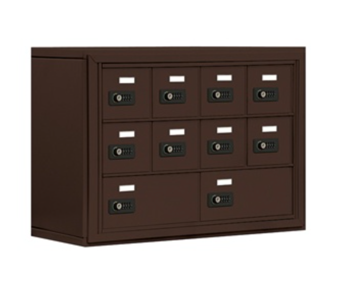 10 Door Cell Phone Locker with Combination Locks