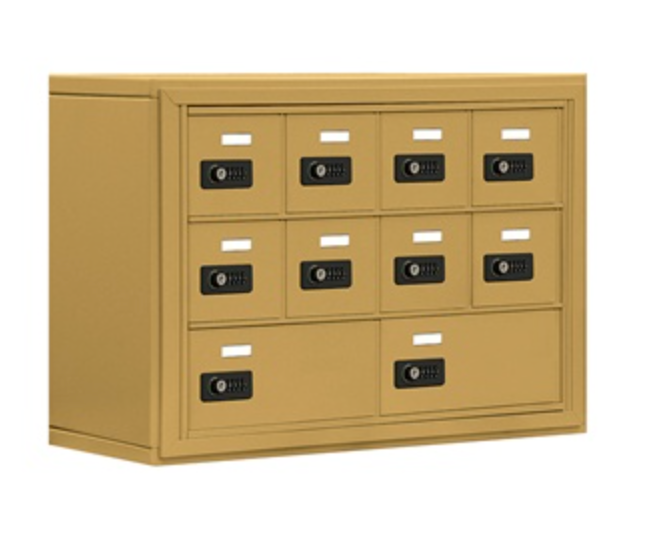 10 Door Cell Phone Locker with Combination Locks
