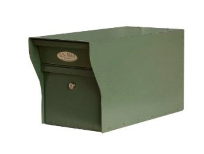 Locking Mailbox with Key or Combination Locking Door