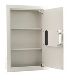 Digital Key Pad Wall Safe with Shelves