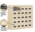 Cell Phone Lockers with Resettable Combination Locks