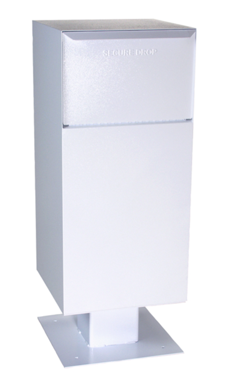 White Deposit Vault with Pedestal DVCS0030