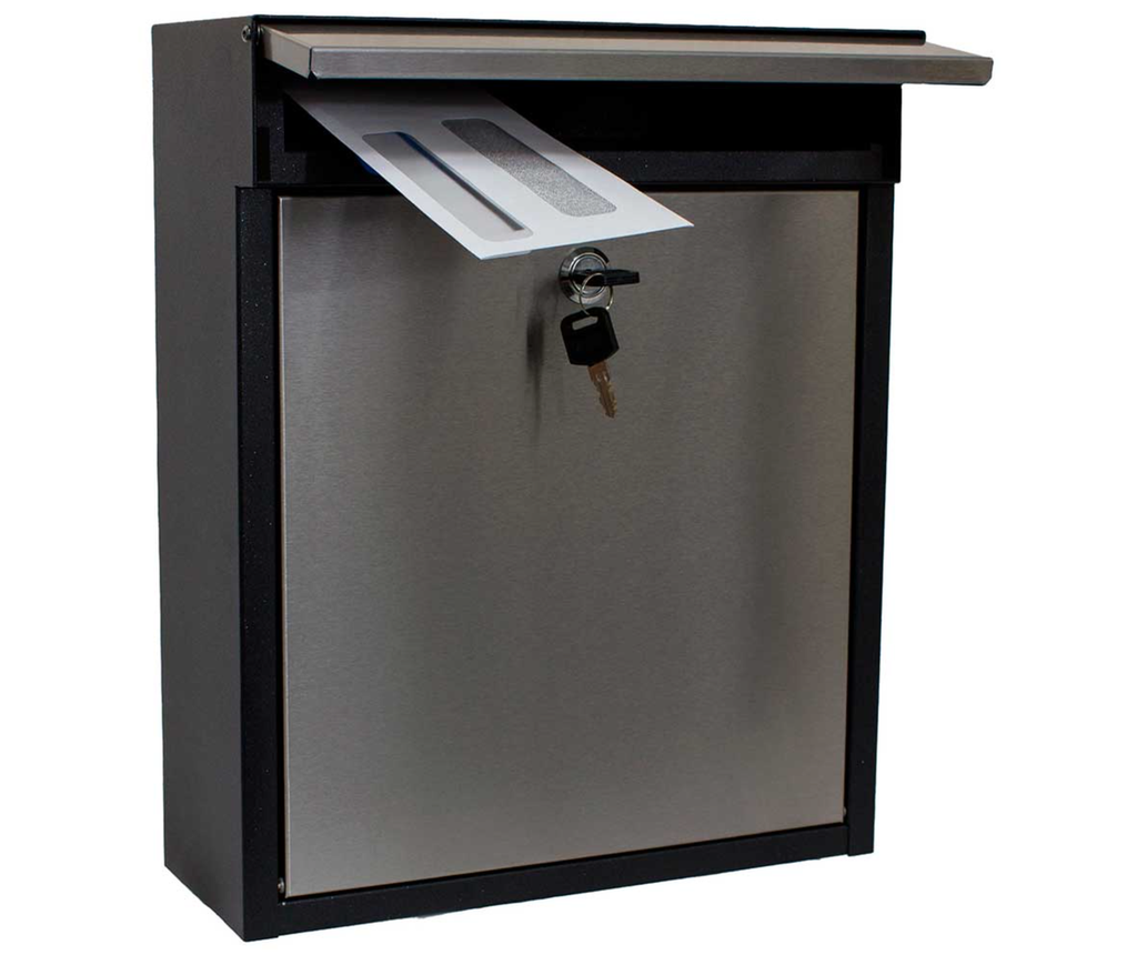 Modern Wall Mounted Locking Mailbox