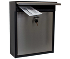 Modern Wall Mounted Locking Mailbox
