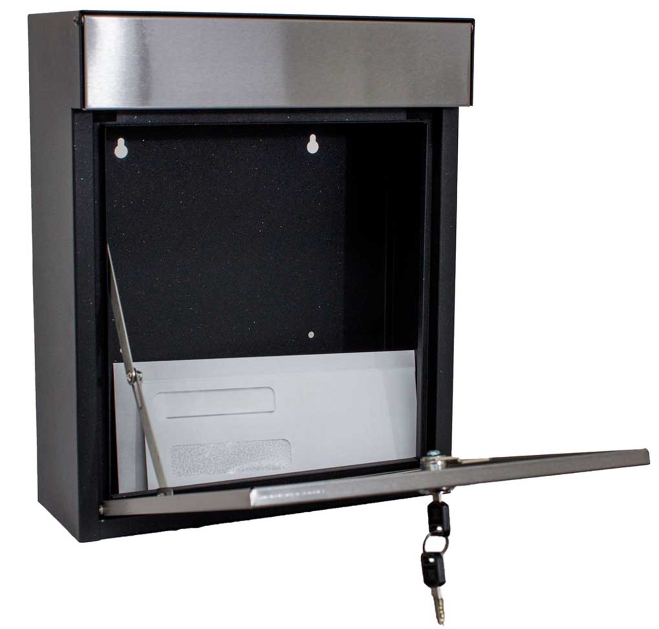 Modern Wall Mounted Locking Mailbox